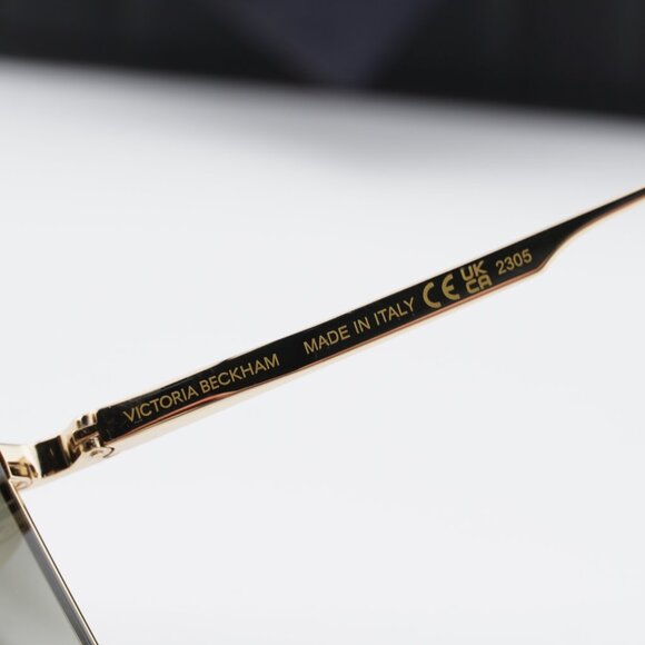 Victoria Beckham VB240S 700 Square Sunglasses – Gold/Khaki main image 6